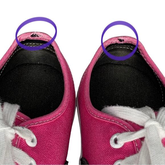 Vans Authentic Pro Suede Canvas Sneaker Magenta Pink Black Size Men 6 - Picture 16 of 16